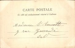 POSTAL París Arlesien bien De Grenelle de la VENDIMIA