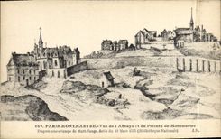 CPA Paris Montmartre Vue de l'Abbaye Et Du Prieure De Montmartre