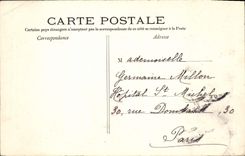 VINTAGE POSTCARD Paris the Park Heap Rules Of Guy Of Maupassant