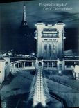 VINTAGE POSTCARD Paris Fair of Decorative Arts 1925 VINTAGE POSTCARD Paris Fair of Decorative Arts 1925 Sight of night Eiffel Tower