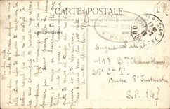 VINTAGE POSTCARD College Victor Duruy Paris Park Of the College