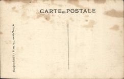 CPA Paris Inondations 1910 La passerelle de la chambre des deputes