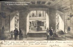 VINTAGE POSTCARD the Will Such as it Is Mark With the Lower part Of the Tomb Of Napoleon To the Invalids