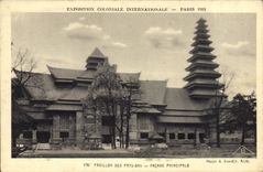 CPA Exposition Coloniale Internationale Paris Pavillon Des Pays Bas Facade Principale