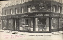 CPA Rue Des Bains Aix Les Bains Magasin Jacomet et Cie Bijouterie TOP Rue Taitbout Rue de Provence Paris 