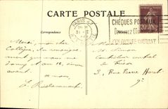 VINTAGE POSTCARD Paris Eglise St hones Montmartre