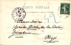 Avenida de París de la POSTAL de la VENDIMIA del Bois de Boulogne la vuelta de las razas