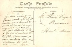 VINTAGE POSTCARD Paris Cemetery Of the Lacbaise Father the Wall Of the Federate ones