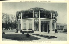 CPA Paris Exposition Internationale Des Arts Decoratifs Pavillon Des Grands Magasins Du Louvre