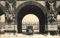 CPA Paris Les Guichets Du Carrousel
