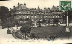 CPA Paris Le Palais Du Luxembourg