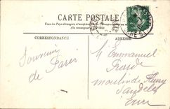 VINTAGE POSTCARD Paris the Vendome Place And the Column