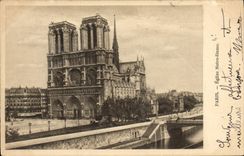 CPA Paris Eglise Notre Dame