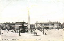 CPA Place De La Concorde Paris