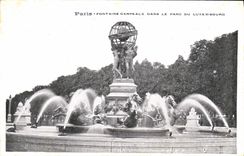 CPA Paris Fontaine Carpeaux Dans Le Parc Du Luxembourg