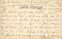 Districto de París de la POSTAL de la VENDIMIA de la ópera y del Agustín santo