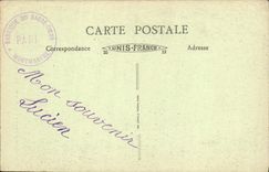 VINTAGE POSTCARD Basilica Of Sacring Mosaic Heart De Montmartre Of the Chorus central Reason