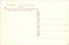 CPA Paris En Flanant interieur De La Ste chapelle 