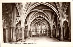 VINTAGE POSTCARD Sainte Vault Low Vault Paris