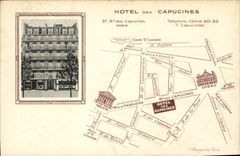 CPA Hotel De Capucines Des Capucines Paris