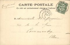 POSTAL París de la VENDIMIA la casa De Rohan Louvre