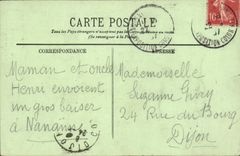 VINTAGE POSTCARD Fair Colonial Foulah Woman