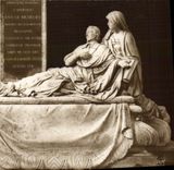 VINTAGE POSTCARD Paris Church of the Sorbonne Tomb of the cardinla Richelieu Minister for the king Louis XIII