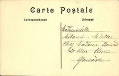 VINTAGE POSTCARD Bois de Boulogne the Point Of the island And the Big lake