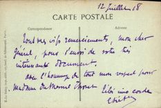 CPA Fete De L'Independance Americaine A Paris Le 4 Juillet 1918 Devant la statue de Washington