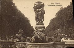 CPA Paris Fontaine Des Carpeaux