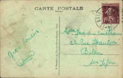 CPA Paris Tour Eiffel Jardins du TRocadero 