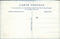 VINTAGE POSTCARD Of the Tower With the Lamp Philips Paris Jacopozzi Establishments