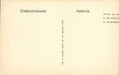 VINTAGE POSTCARD Paris Commemortatif Monuments Of the Fire Of the Bazaar Of Charity Way of cross