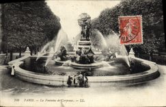 CPA Paris La Fontaine De Carpeaux
