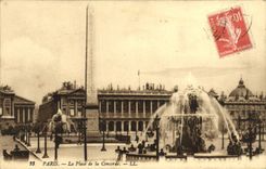 CPA Paris La Place De La Concorde