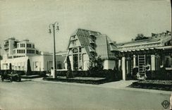 VINTAGE POSTCARD Regional Houses Paris Fair of decorative Arts