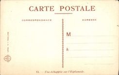 POSTAL de la VENDIMIA un escape en la exposición internacional de la explanada de los artes decorativos París 1925