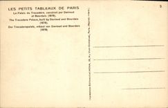 CPA Les Petits Tableaux De Paris Le Palais Du Trocodero