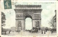 CPA Paris L'Arc De Triomphe De l'Etoile