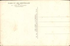 VINTAGE POSTCARD Paris And Its Wonders Place Of Harmony