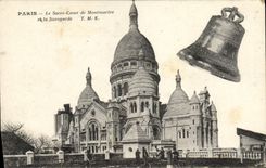 CPA Paris Le Sacre Coeur De Montmartre Et La Savoyarde Cloche 