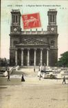 CPA Paris L'Eglise Saint Vincent De Paul