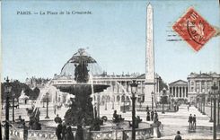 CPA Paris La Place De la Concorde