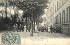 CPA Hopital Militaire St Martin Pavillon Des Fievreux Militaria