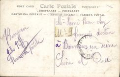 VINTAGE POSTCARD Paris the Great Rising Of the Seine Parks of Orsay