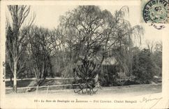 CPA Le Bois De Boulogne En Autimne Pre Catelan Chalet Bengall Paris