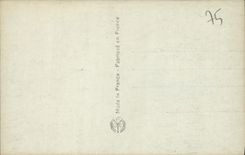 Feria de París de la POSTAL de la VENDIMIA de la vista decorativa de los artes 1925 de la noche en el puente de Orsay