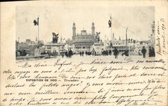 VINTAGE POSTCARD Fair Of 1900 Trocadero Paris