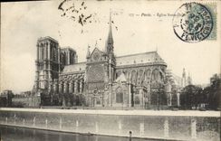 CPA Paris Eglise Notre Dame