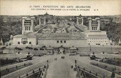 CPA Paris Exposition Internationale Des Arts Decoratifs PariVue d'Ensemble De l'Esplanade Prise De l'Hotel Des Invalides